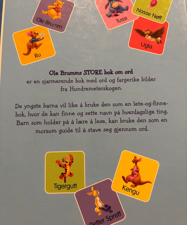 Disney - Ole Brumms store bok om ord