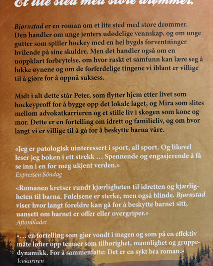 Bjørnstad - Fredrik Backman (innbundet)