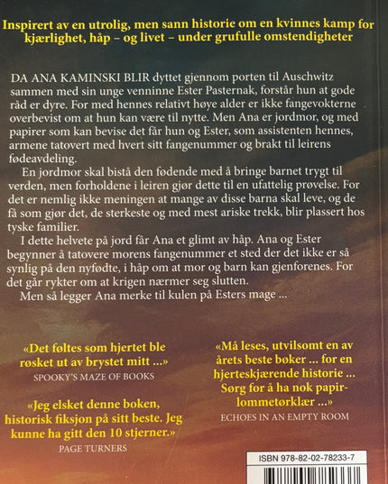 Stuart, Anna: Jordmoren i Auschwitz