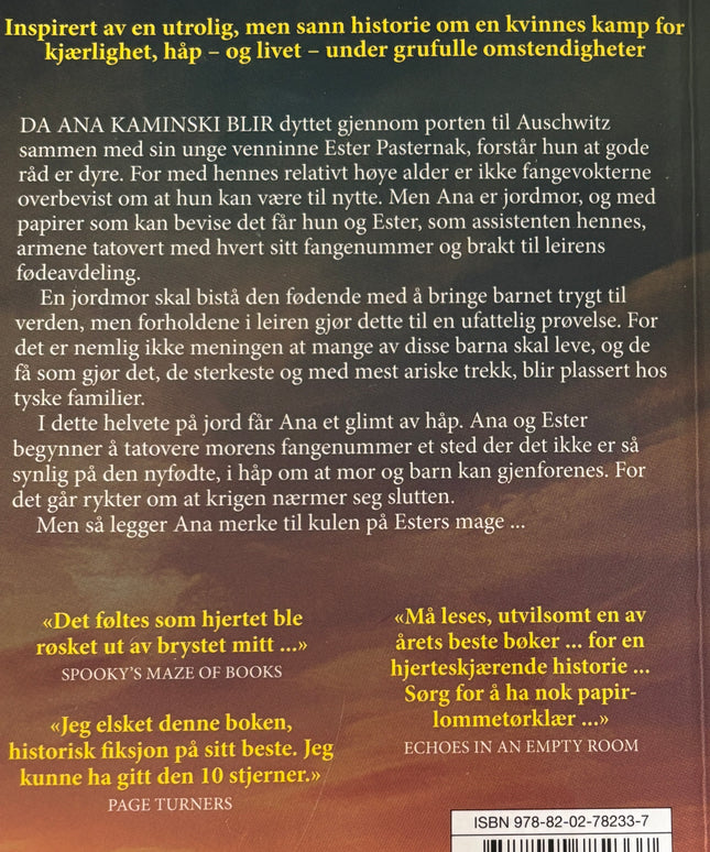 Stuart, Anna: Jordmoren i Auschwitz