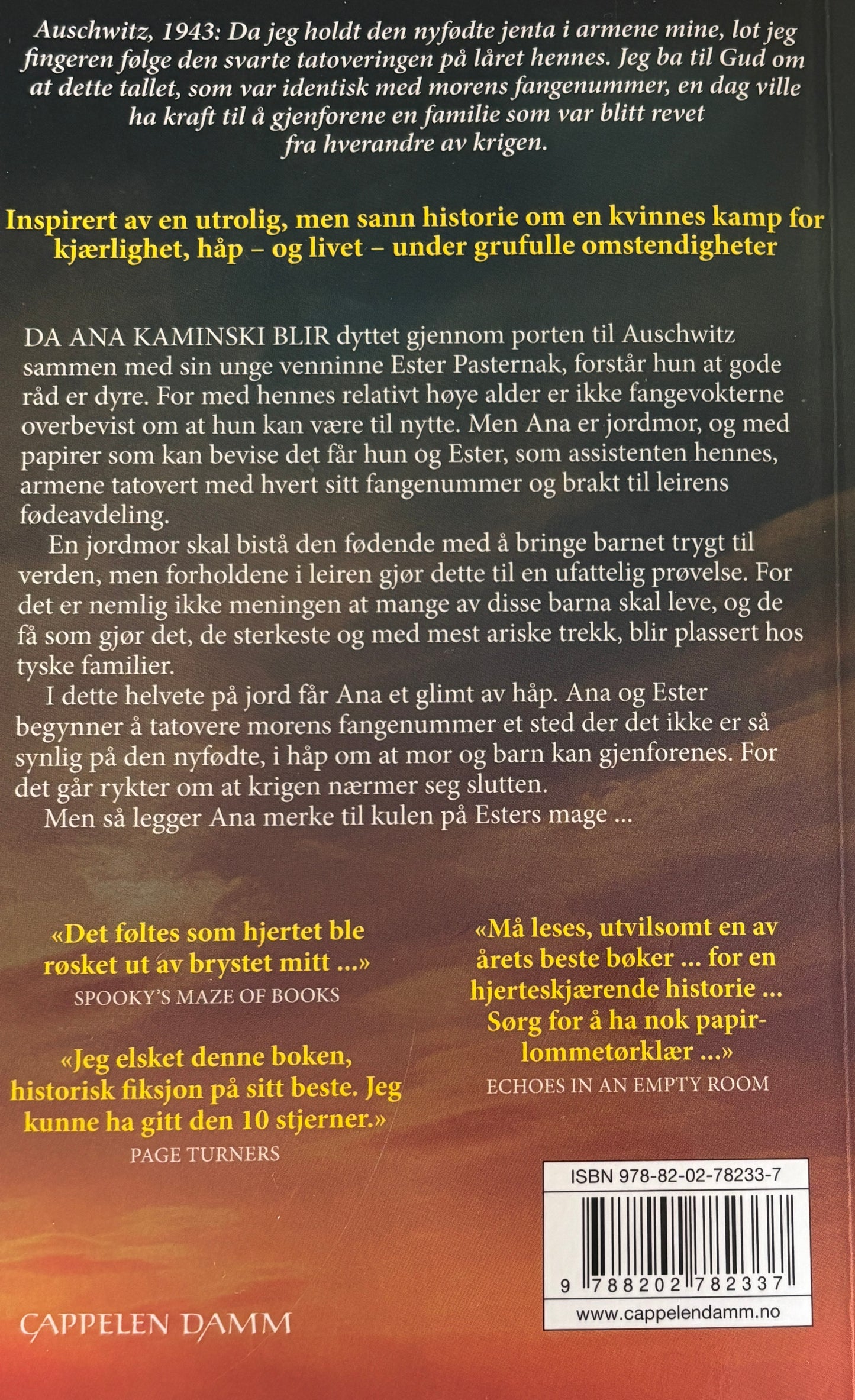 Stuart, Anna: Jordmoren i Auschwitz