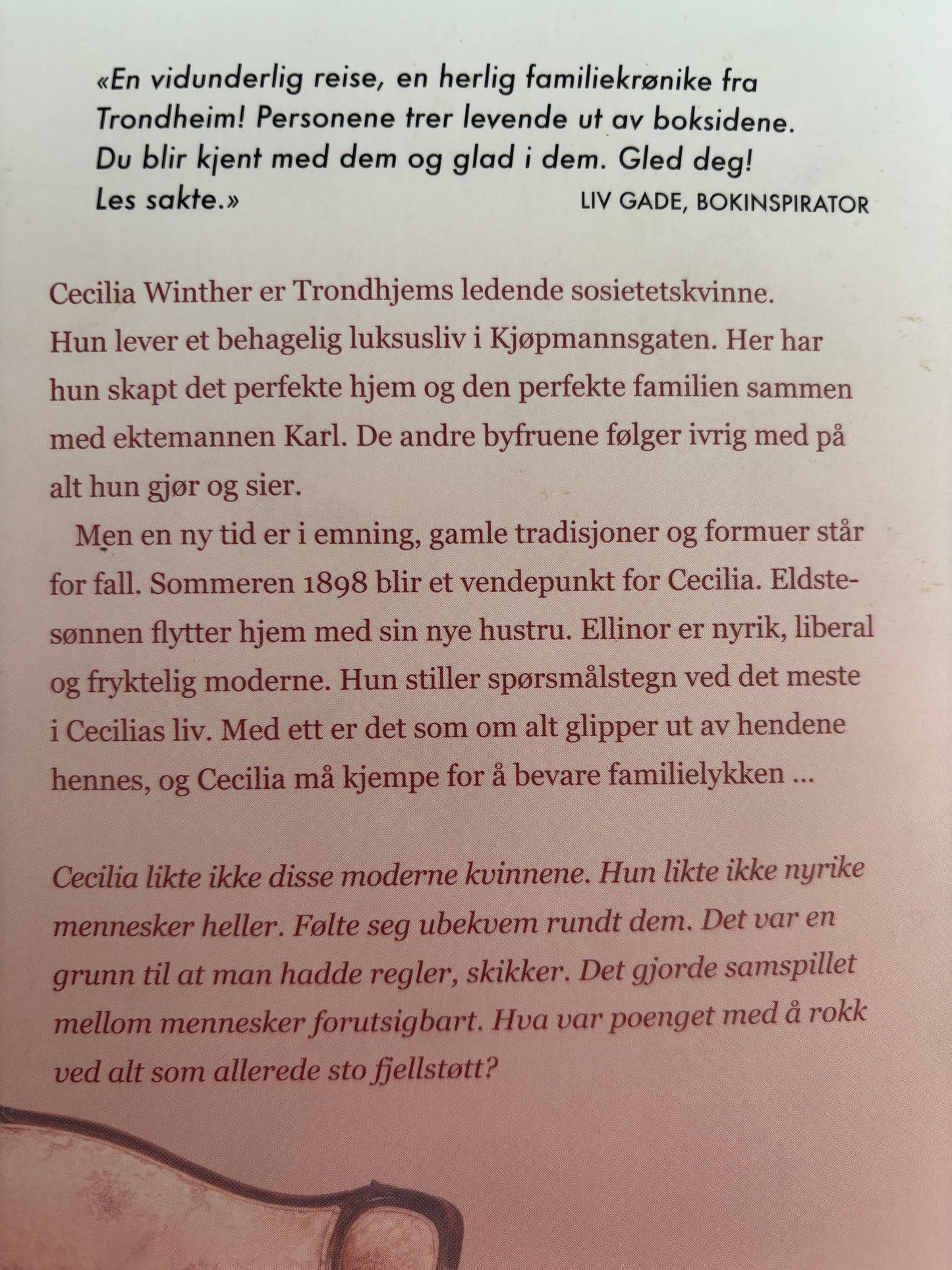 Wessel Aas, Katrine: Familien Winther