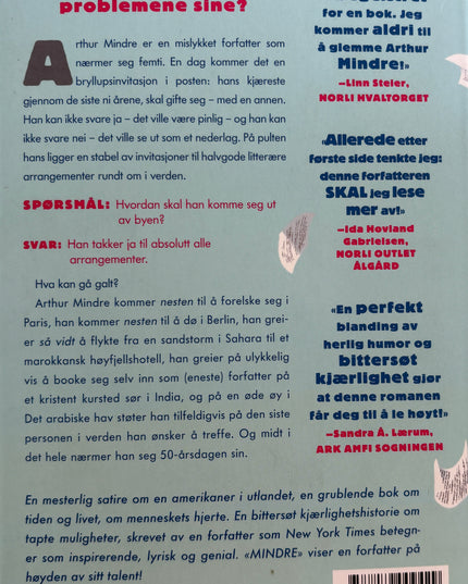 Greer, Andrew Sean: Mindre