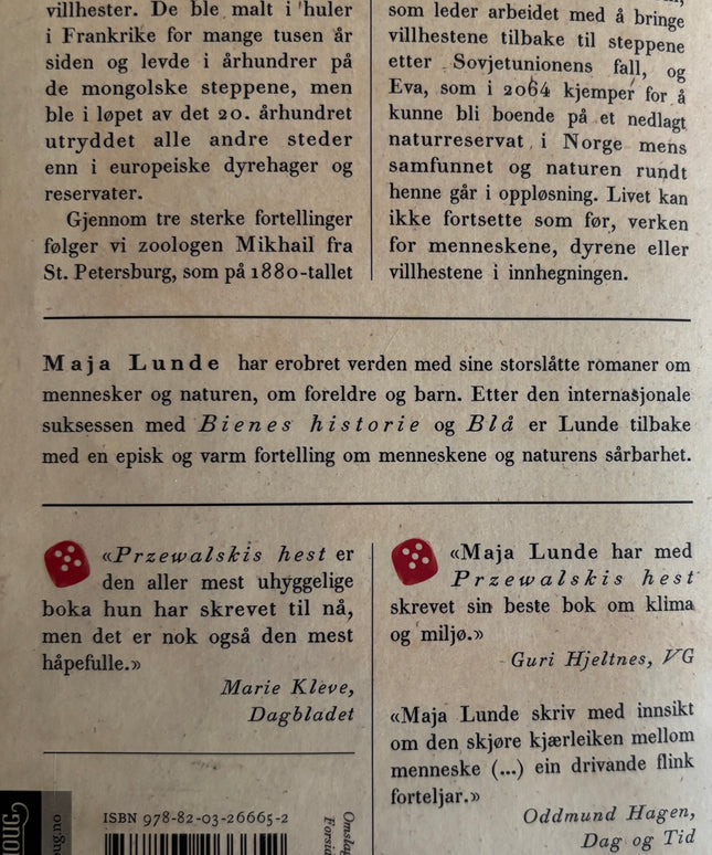 Lunde, Maja: Przewalskis hest