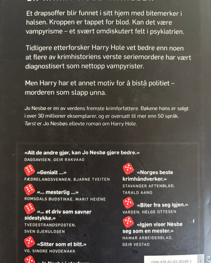 Tørst - Jo Nesbø (innbundet)