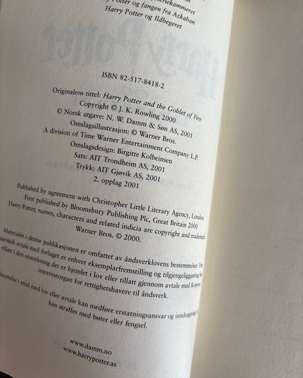 Rowling, J.K: Harry Potter og Ildbegeret