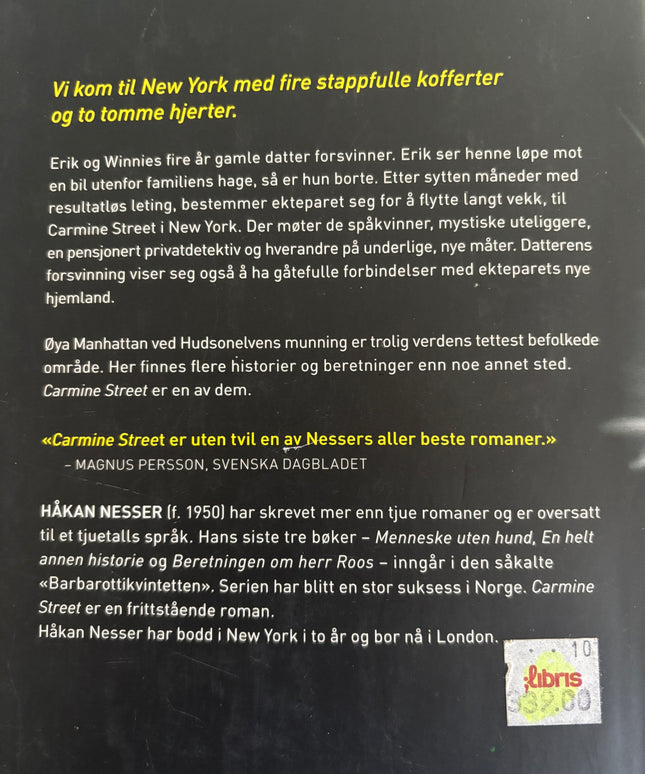 Nesser, Håkan: Carmine street