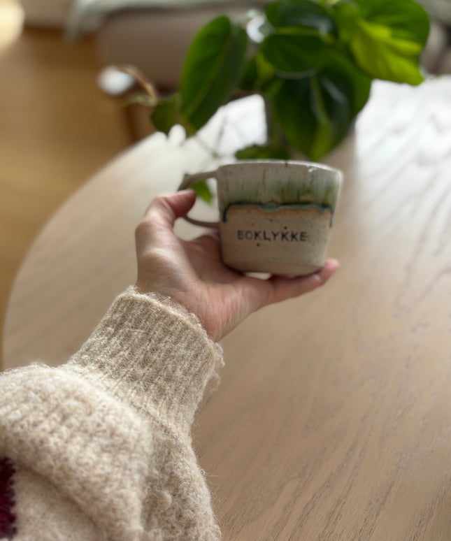 Boklykke kaffekopp - Håndlaget keramikk