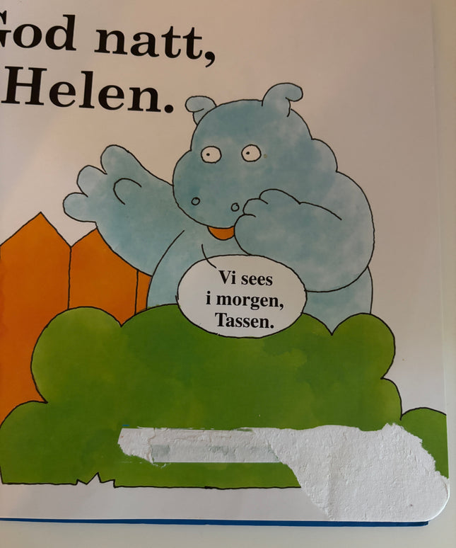 Hill, Eric: Tassen sier god natt