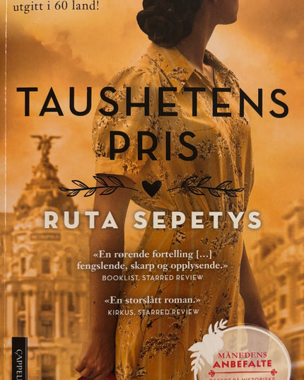 Sepetys, Ruta: Taushetens pris