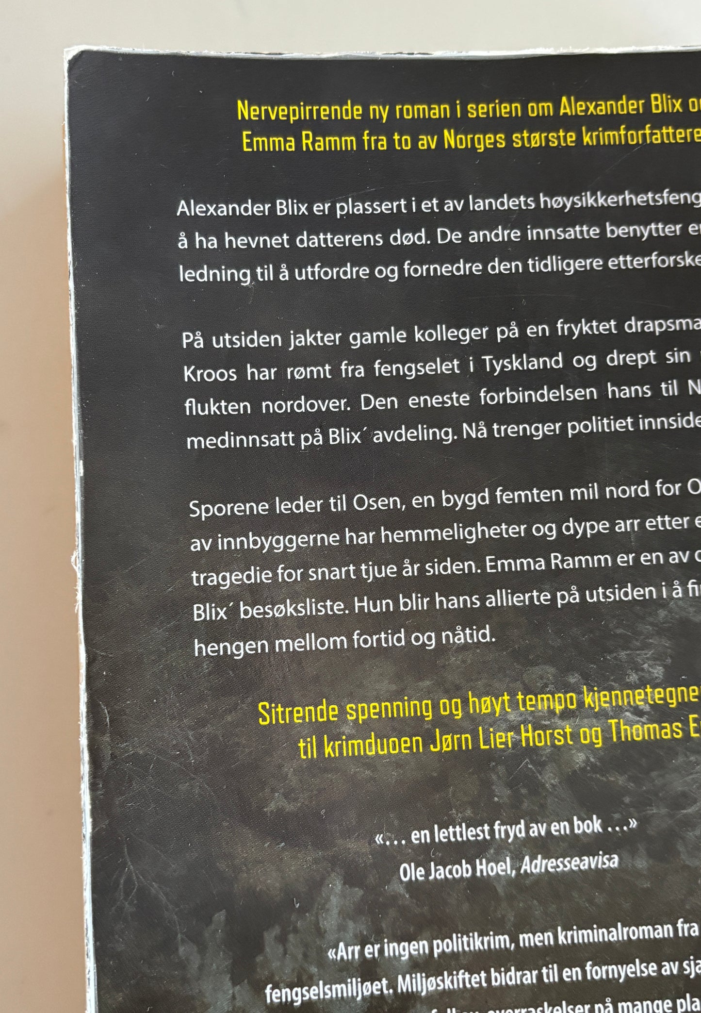 Lier Horst, Jørn: Arr