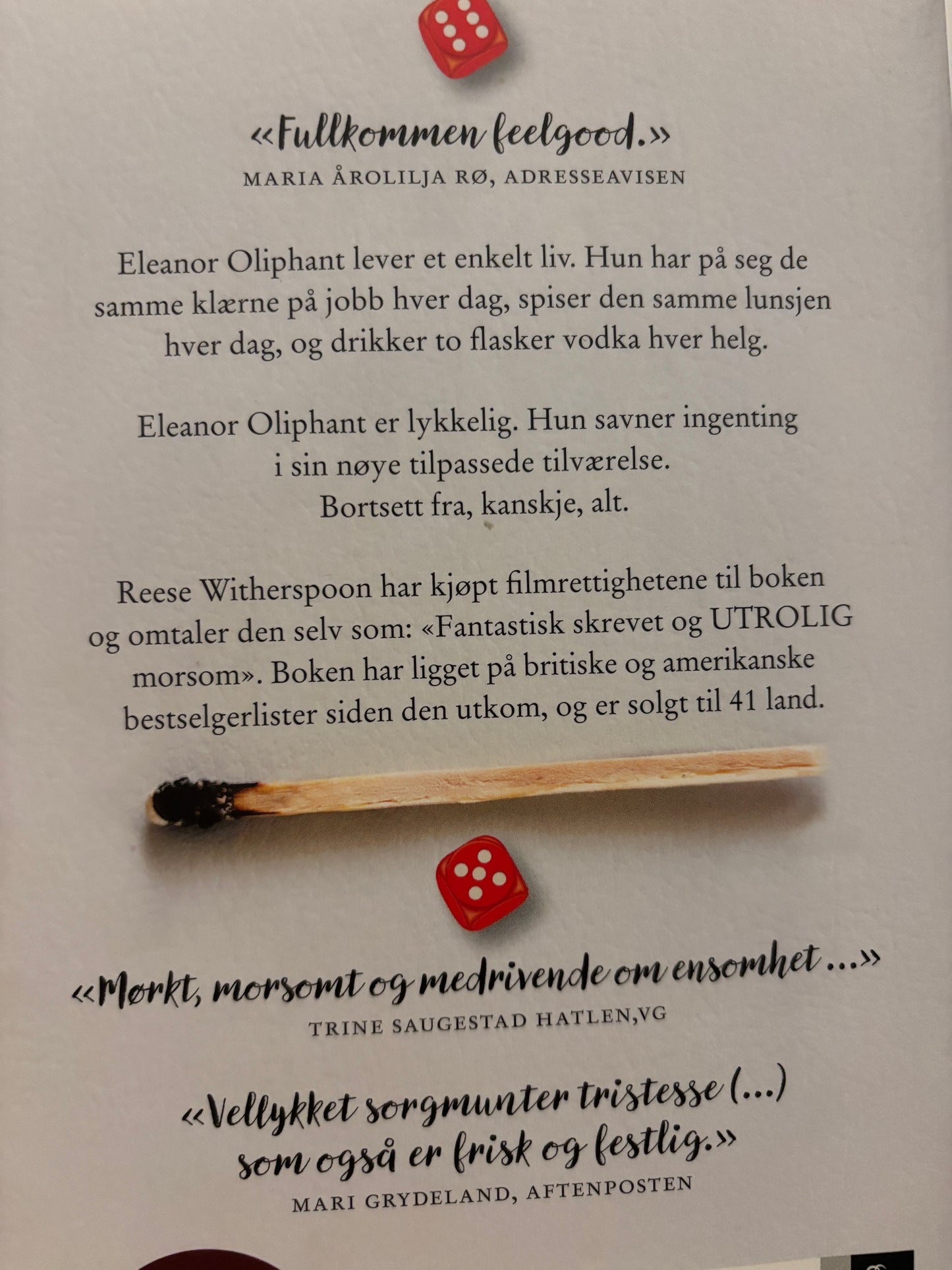 Honeyman, Gail: Eleanor Oliphant har det helt fint