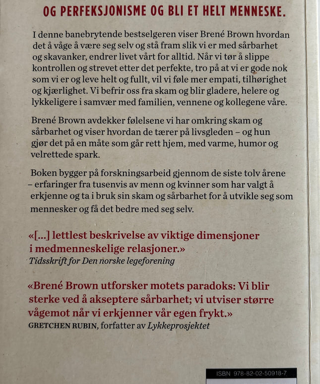 Brown, Brene: Uperfekt