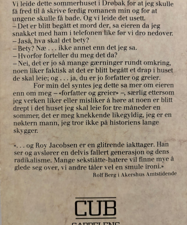 Jacobsen, Roy: Fata morgana