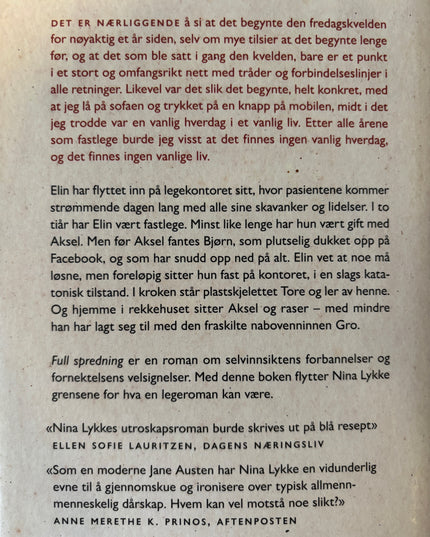 Lykke, Nina: Full spredning