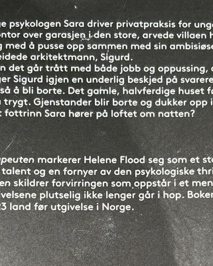 Flood, Helene: Terapauten