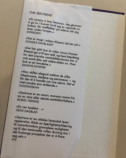 Khemiri, Jonas Hassen: Søstrene