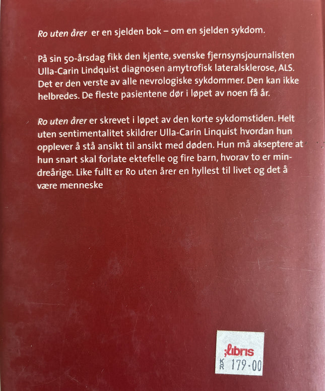 Lindquist, Ulla-Carin: Ro uten årer