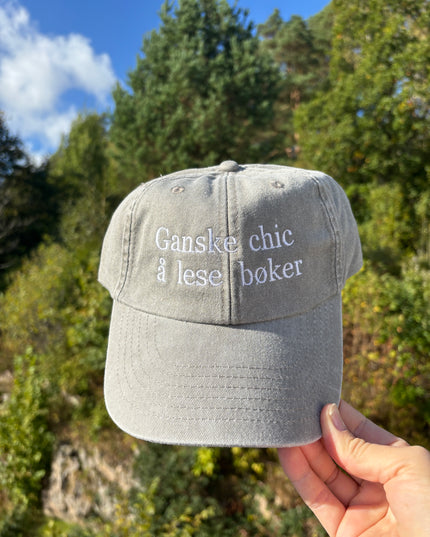 Brodert Caps | Ganske Chic |Vintage Grey