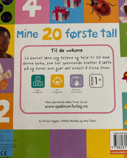 Mine 20 første tall