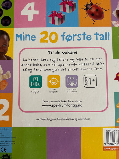 Mine 20 første tall