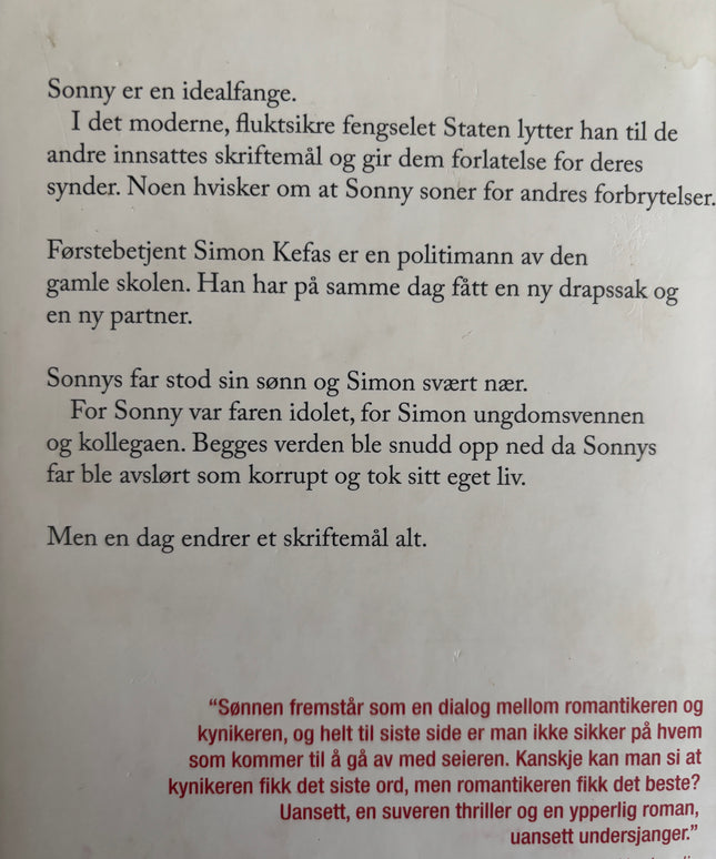 Nesbø, Jo: Sønnen