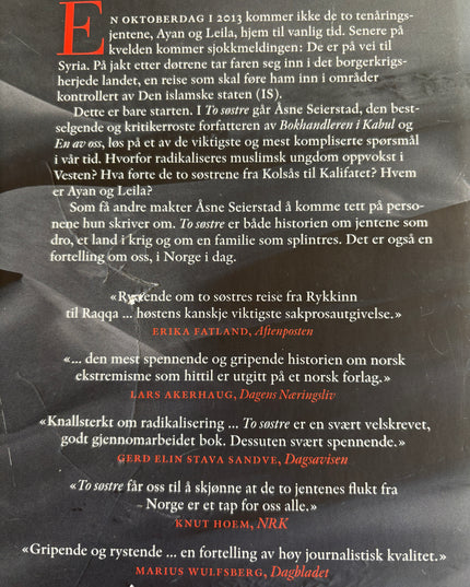 Seierstad, Åsne: To søstre