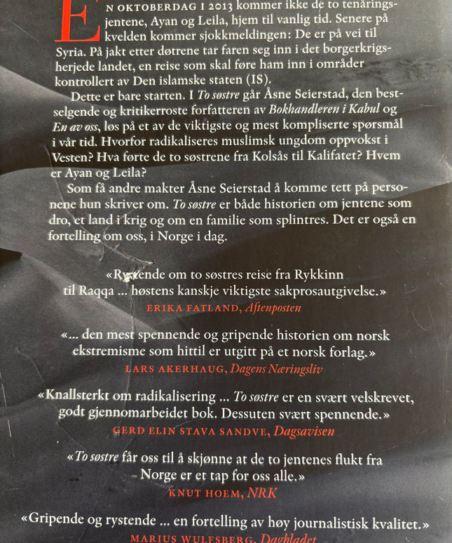 Seierstad, Åsne: To søstre