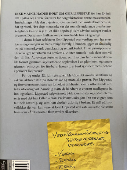 Lippestad, Geir: Det vi kan stå for