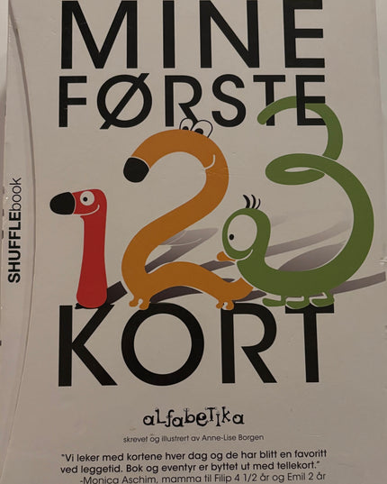 Borgen, Anne- Lise: Alfabetika: Mine første 123 kort