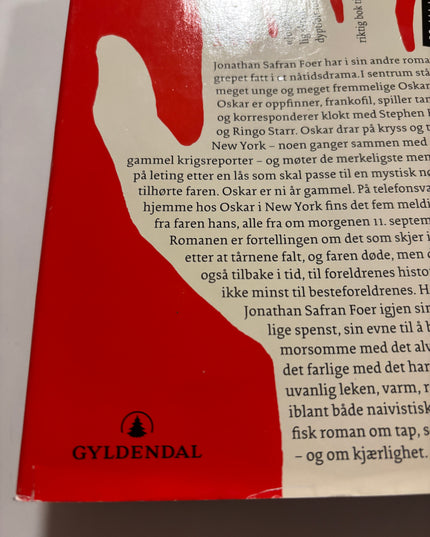Safran Foer, Jonathan: Ekstremt høyt og utrolig nært