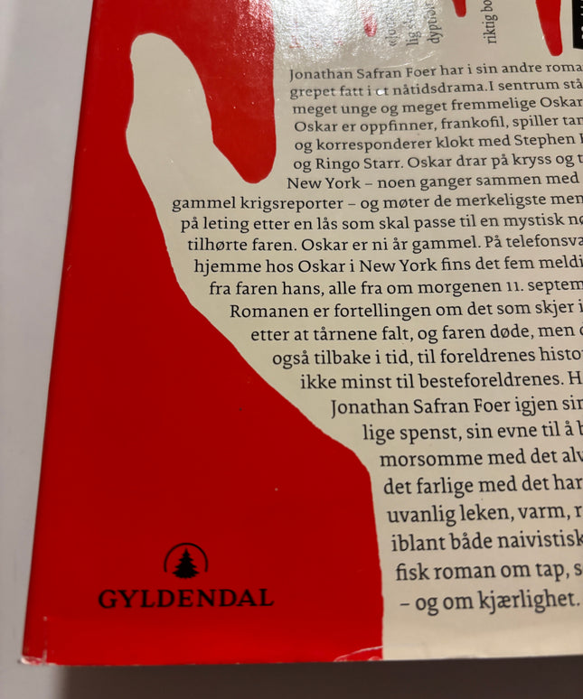 Safran Foer, Jonathan: Ekstremt høyt og utrolig nært