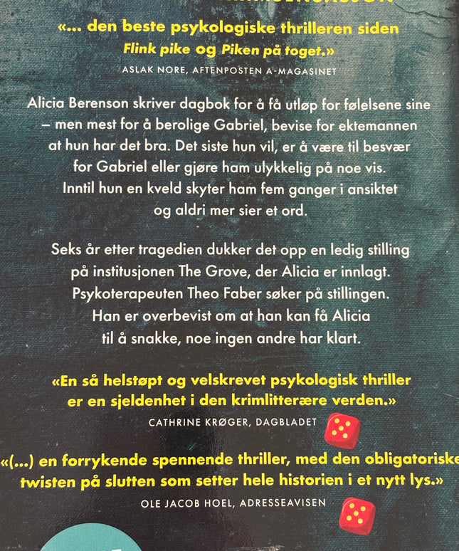 Michaelides, Alex: Den tause pasienten