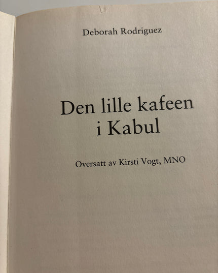 Rodriguez, Deborah: Den lille kafeen i Kabul