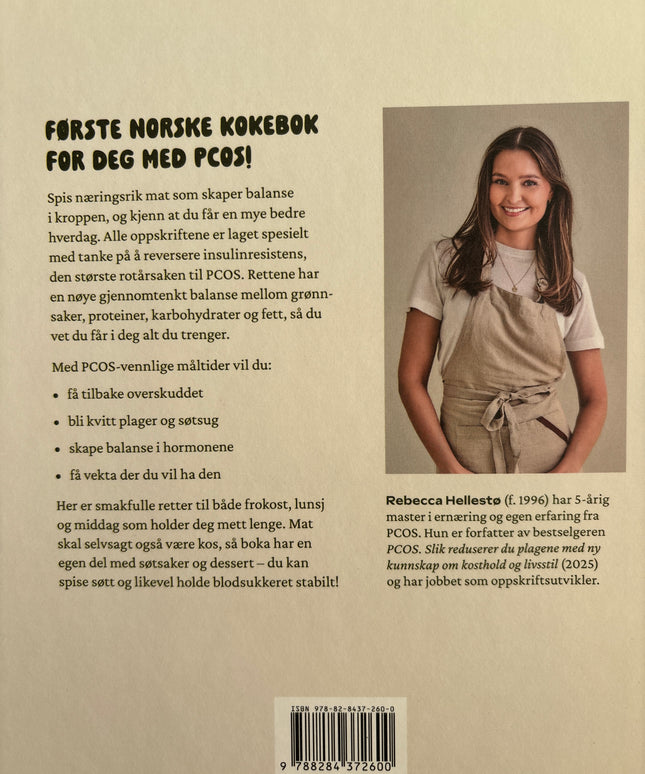 PCOS-kokeboka - Rebecca Hellestø (ny)