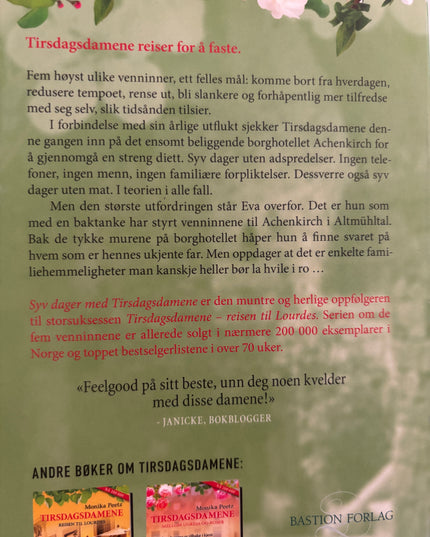 Peetz, Monika: Syv dager med tirsdagsdamene