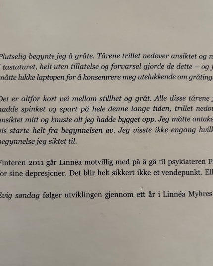 Myhre, Linnea: Evig søndag