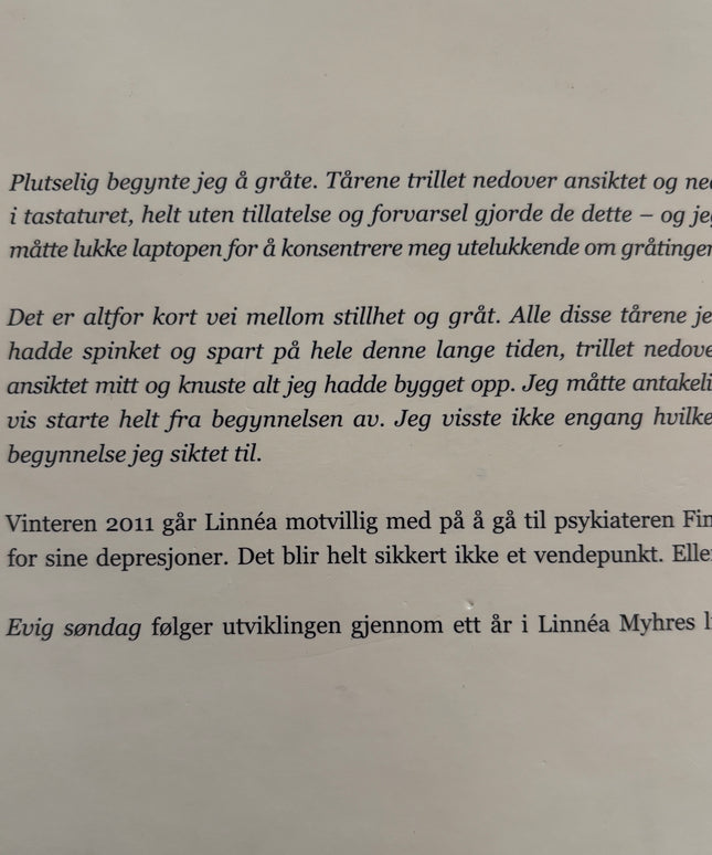Myhre, Linnea: Evig søndag