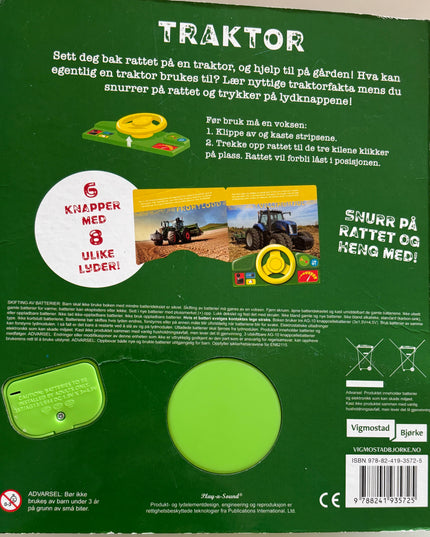 Traktor, bok med lyd