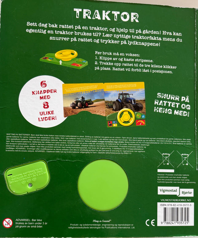 Traktor, bok med lyd