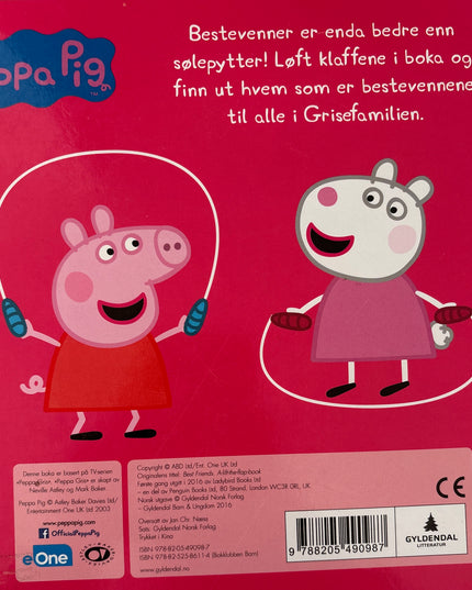 Peppa gris: Bestevenner - En klaffebok