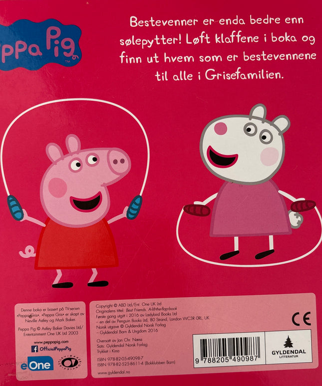 Peppa gris: Bestevenner - En klaffebok