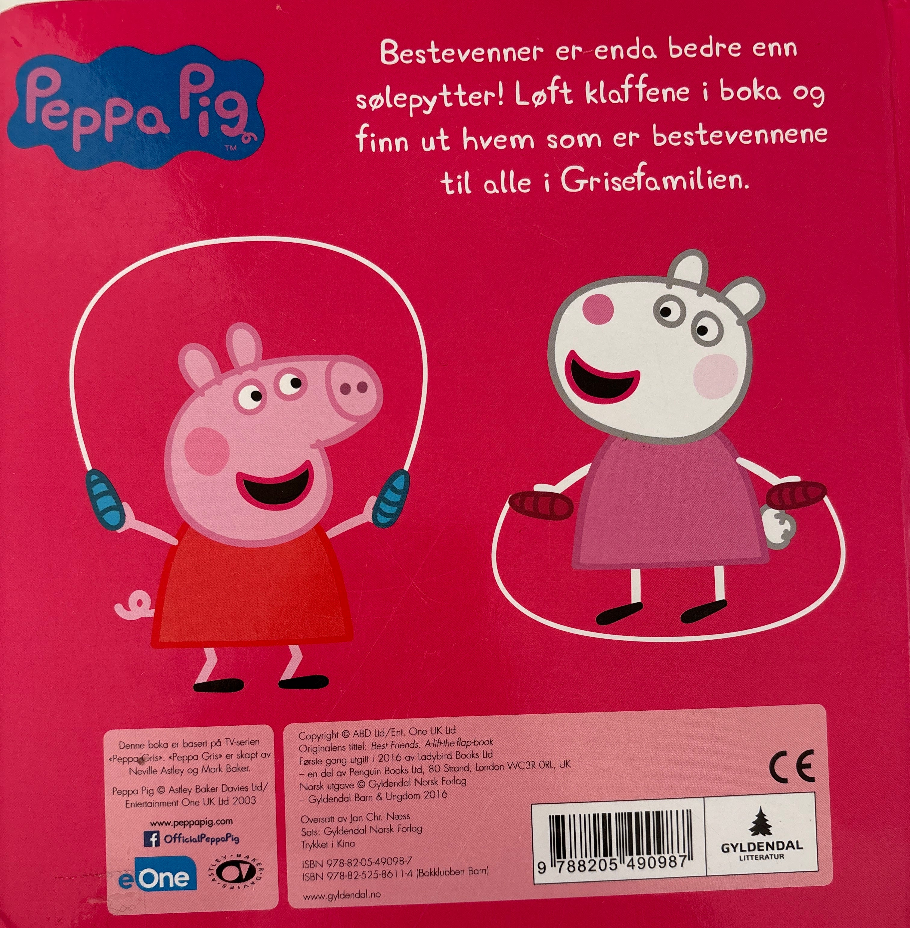 Peppa gris: Bestevenner - En klaffebok