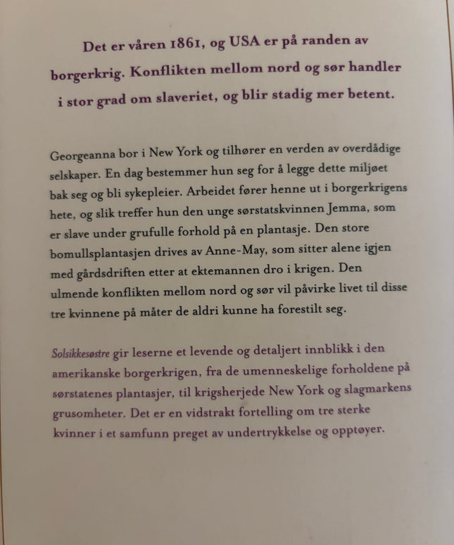 Hall Kelly, Martha: Solsikkesøstre