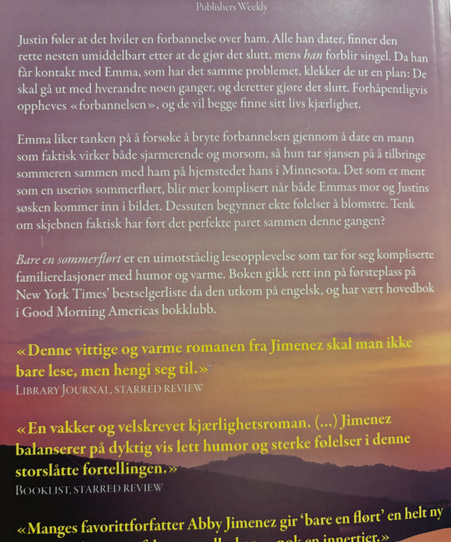 Jimenez, Abby: Bare en sommerflørt