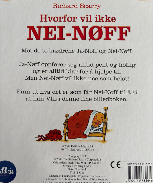 Scarry, Richard: Hvorfor vil ikke Nei-Nøff