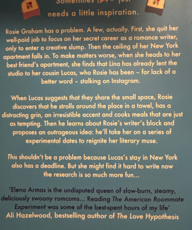 Armas, Elena: The American Roommate experiment