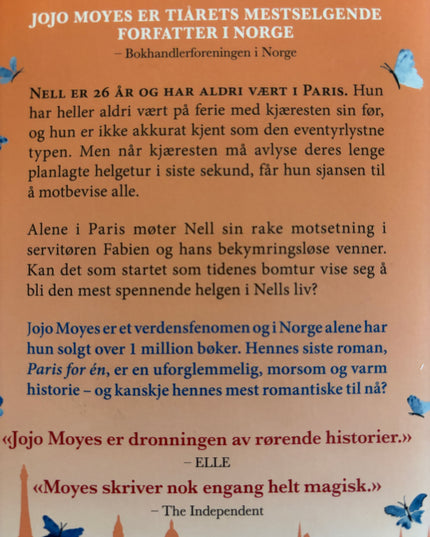 Moyes, Jojo: Paris for (to) en