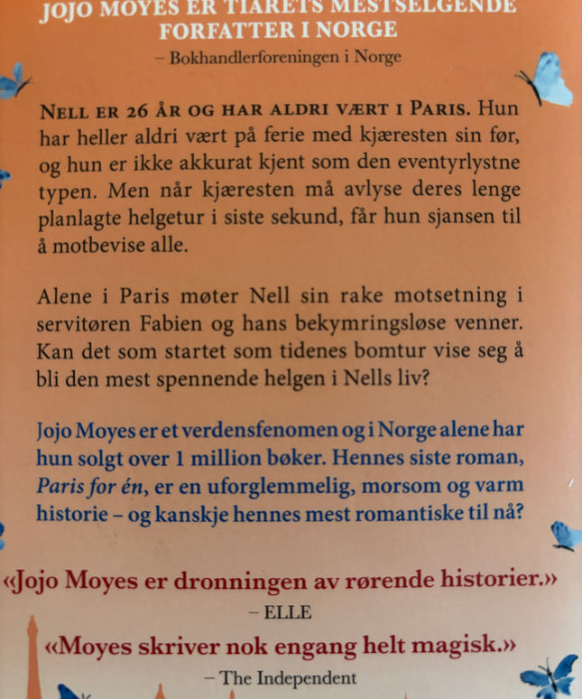 Moyes, Jojo: Paris for (to) en