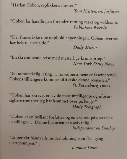 Coben, Harlan: Borte for alltid
